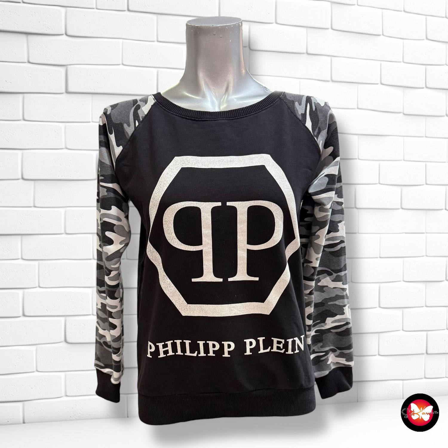 Sudadera con mangas militares Talla S