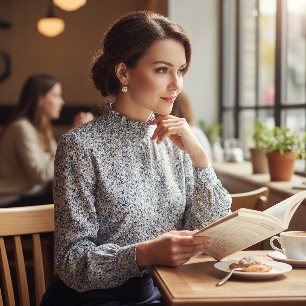 Blusa de florecitas ONLY Talla M