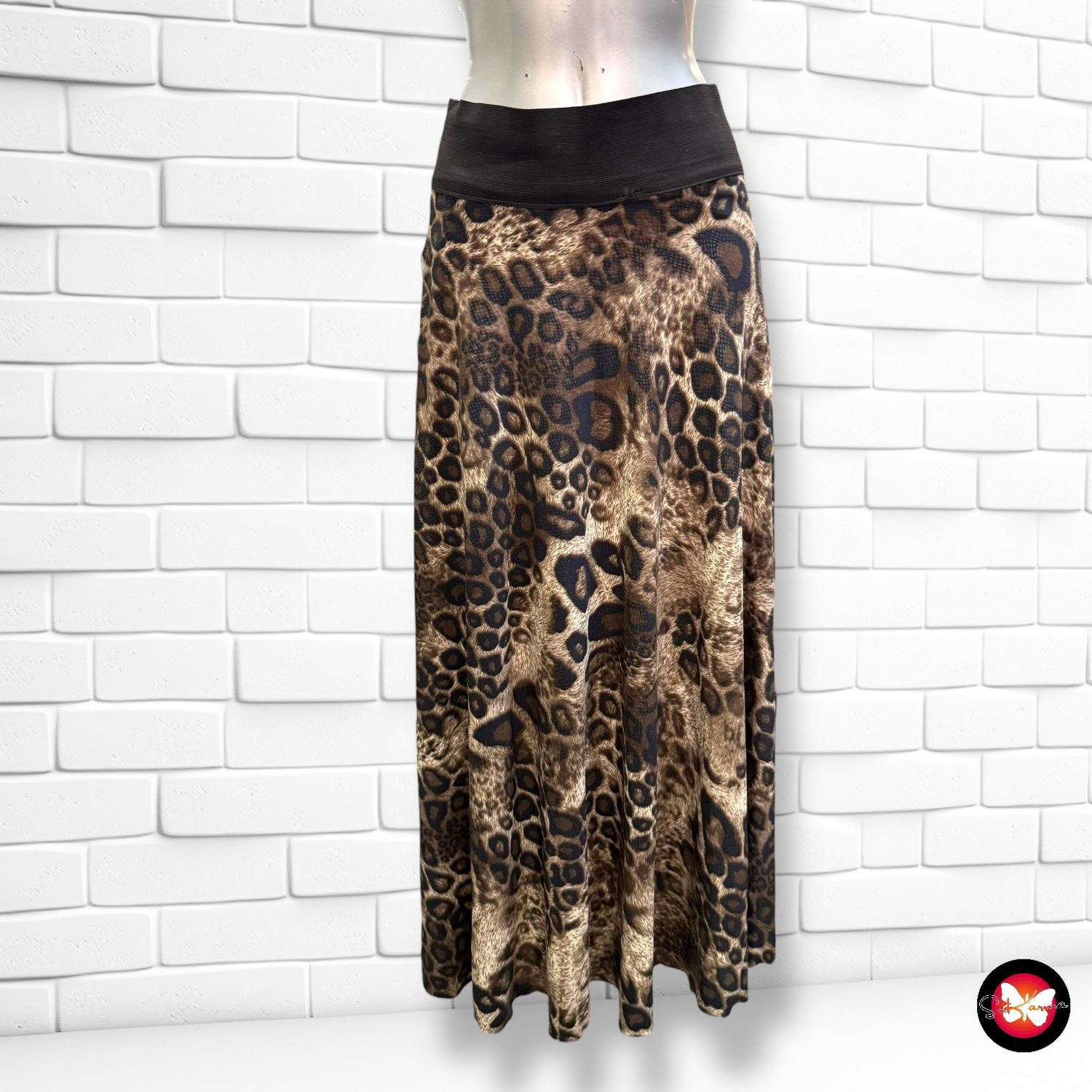 Falda larga animal print Talla M