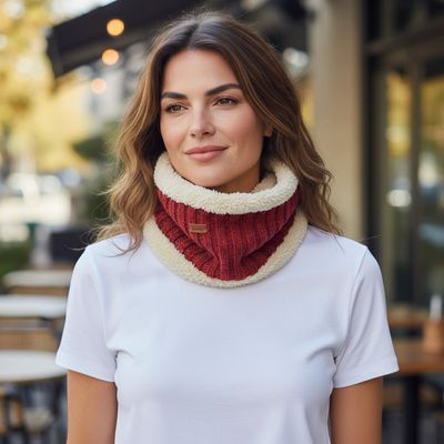 **HOY** Cuello de punto y pelo TANTREND