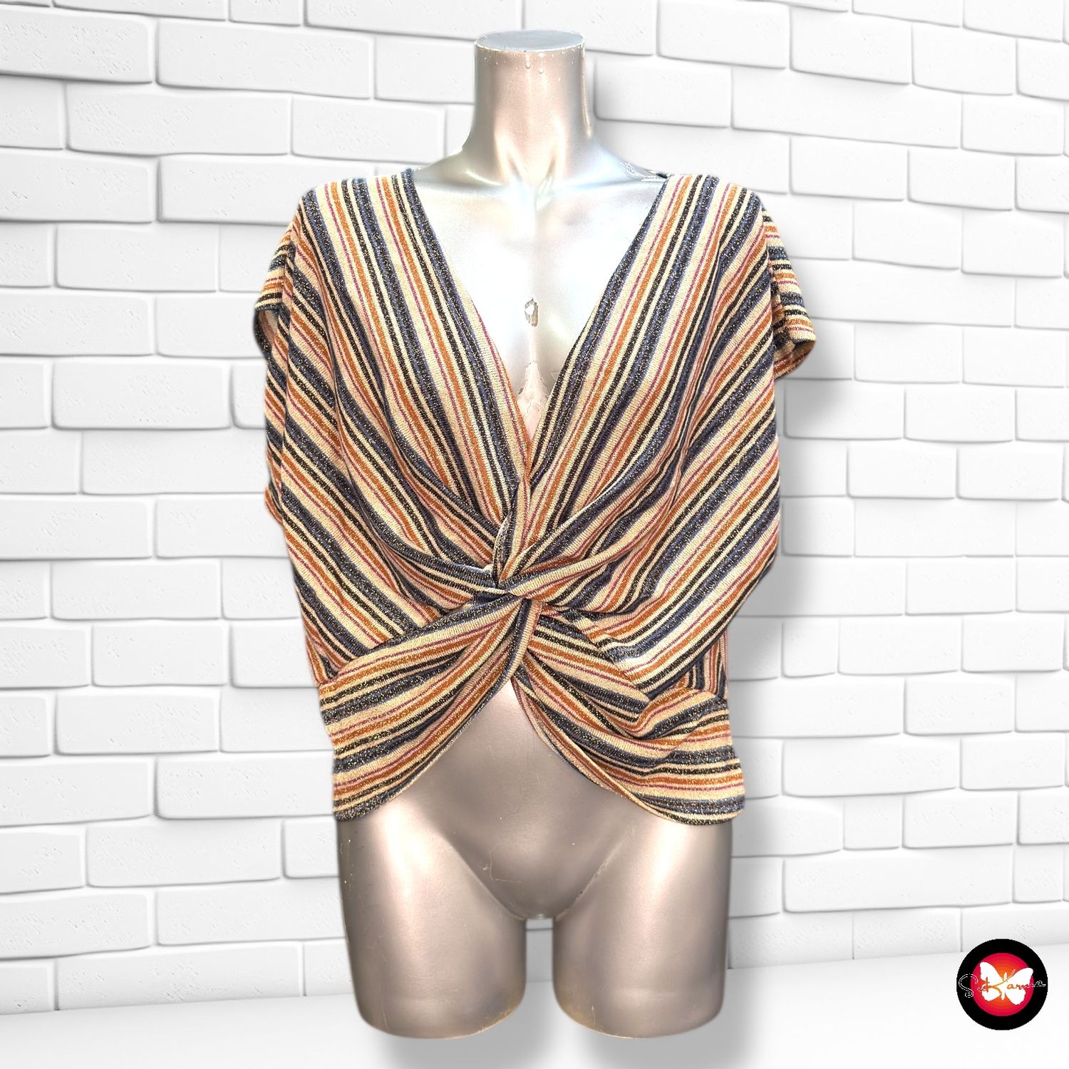 **HOY** Blusa de noche con lurex ZARA Talla L