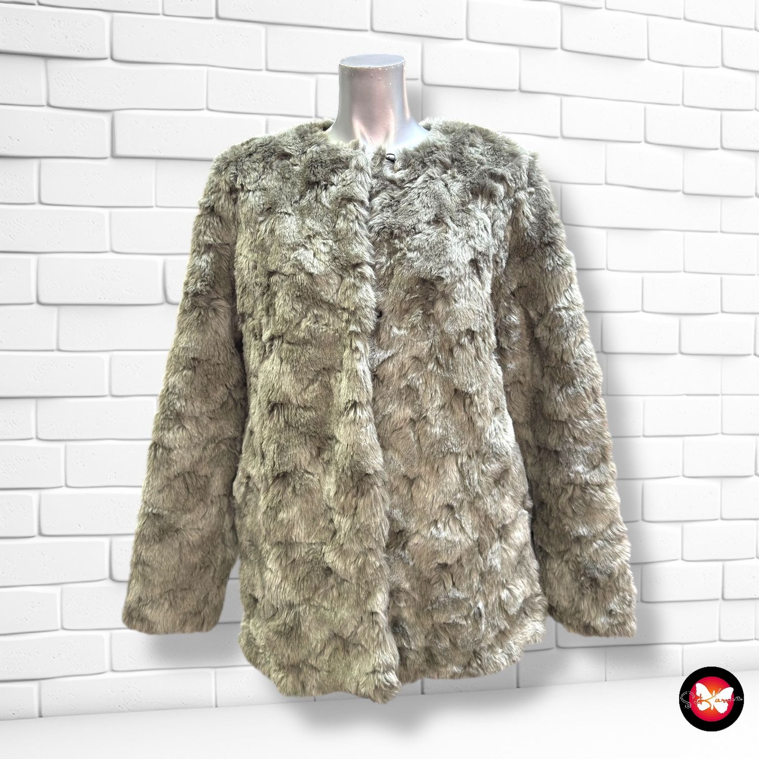 **HOY** Abrigo de pelo H&amp;M Talla 38