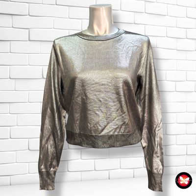 Jersey de noche metalizado ZARA Talla M