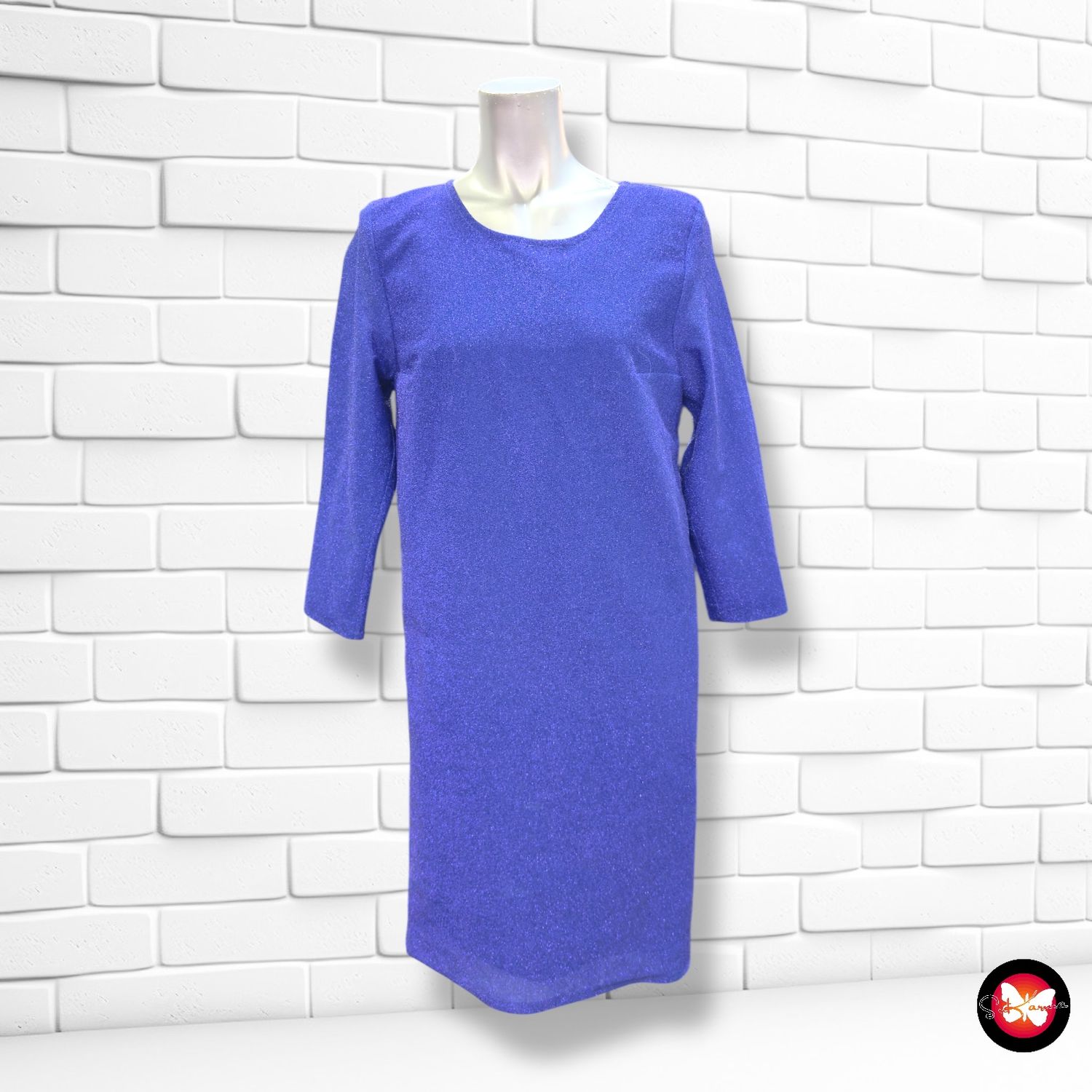 **HOY** Vestido de noche de lurex Talla S/M