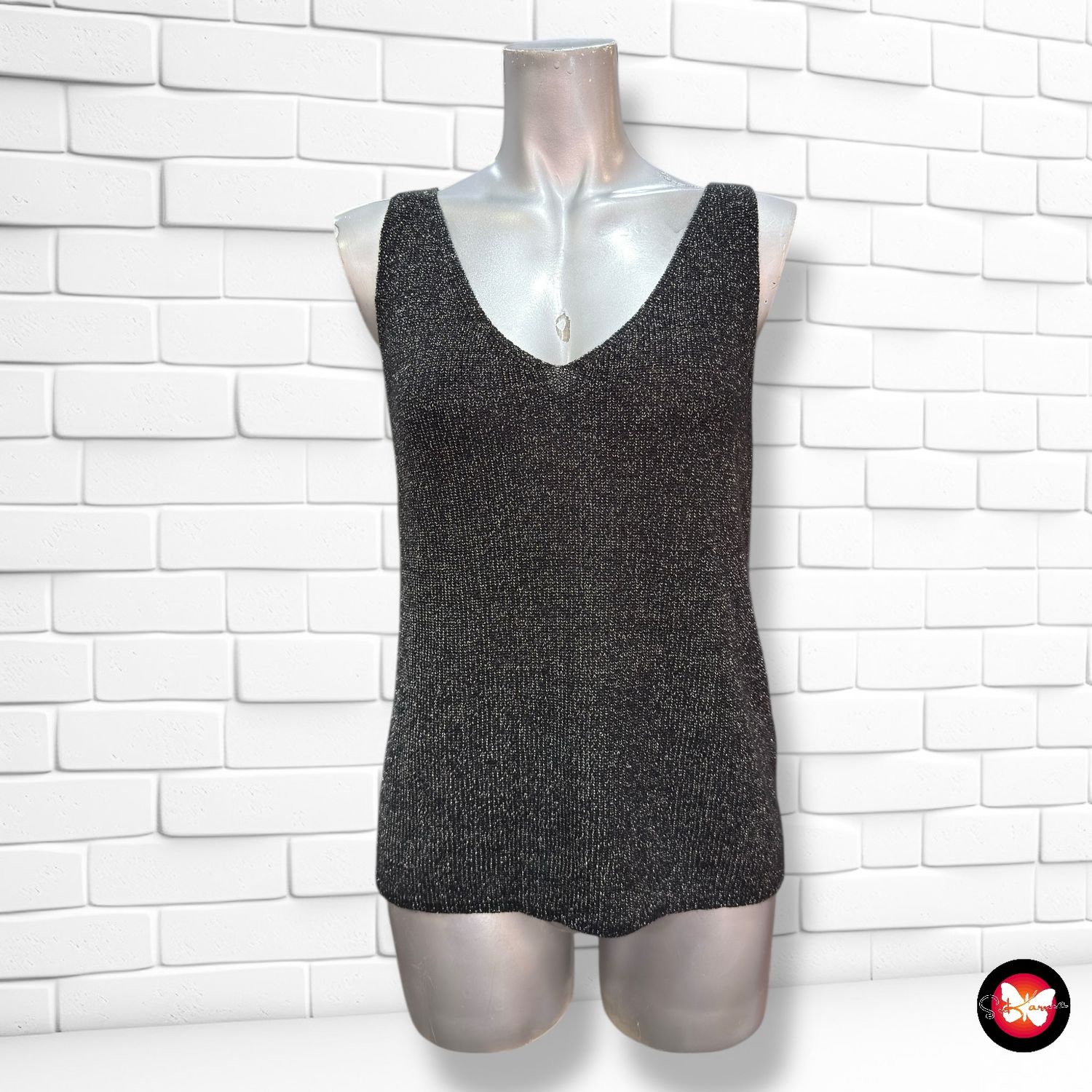 Jersey de tirantes con lurex TRUE SPIRIT Talla L