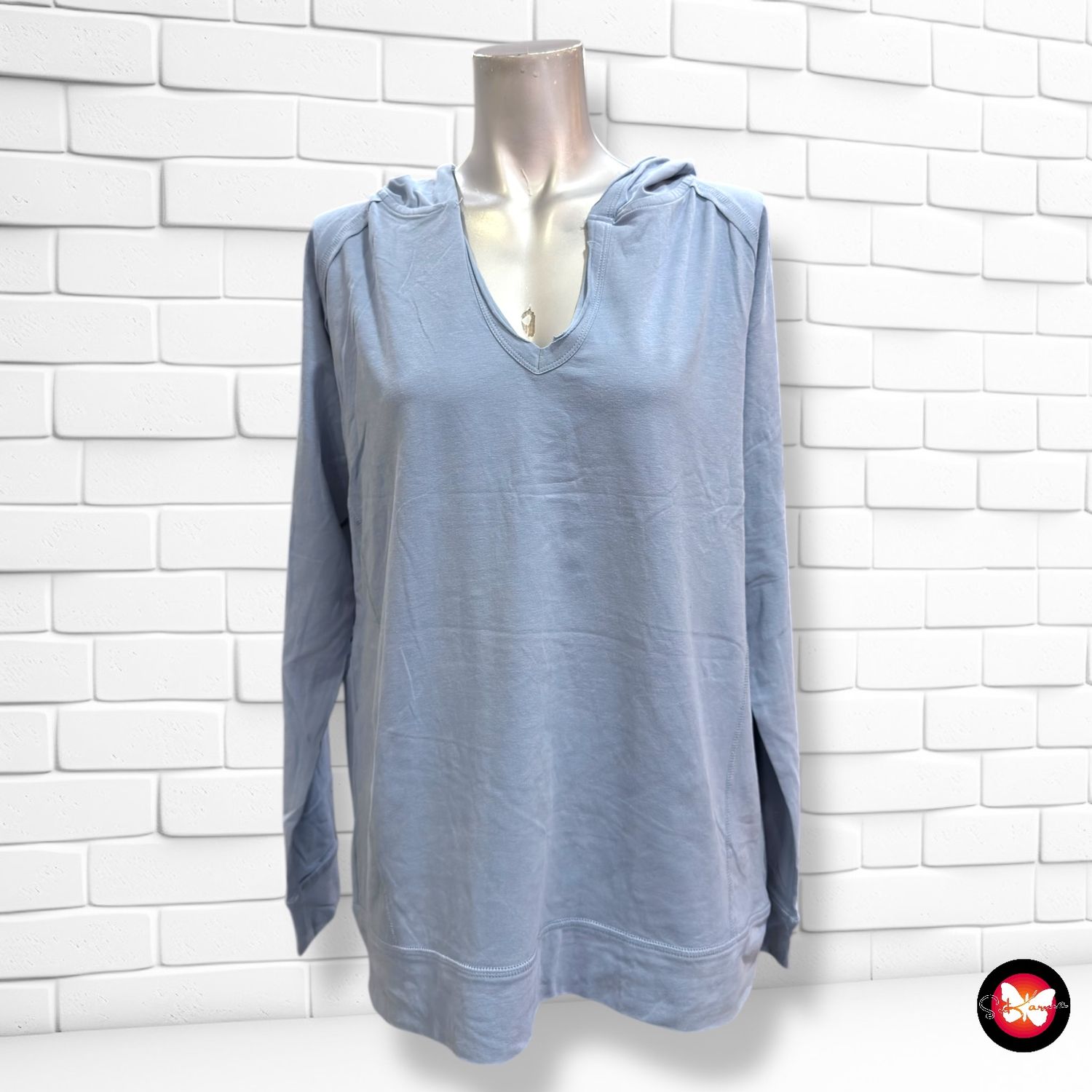 Camiseta de manga larga con capucha Talla M (grande)