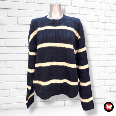 **HOY** Jersey de manga larga de rayas H&amp;M Talla L