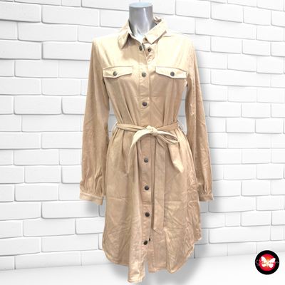 **HOY** Vestido camisero de antelina COTTON CLUB Talla S