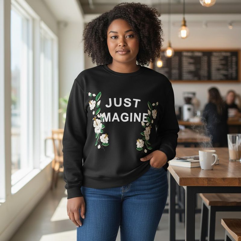 **HOY** Sudadera “JUST IMAGINE” PRIMARK Talla 44