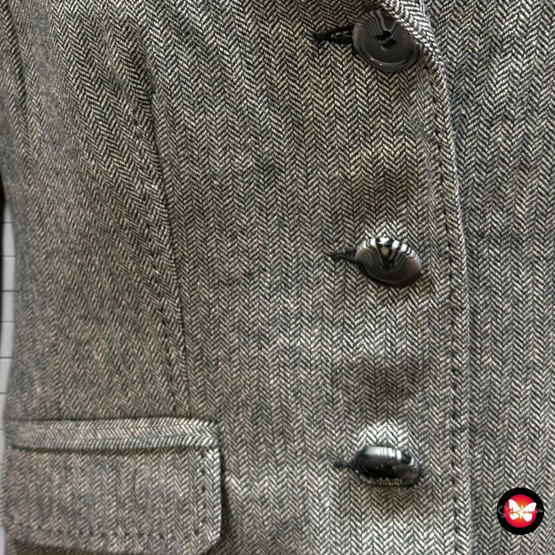 Blazer estampado espiga Talla 38