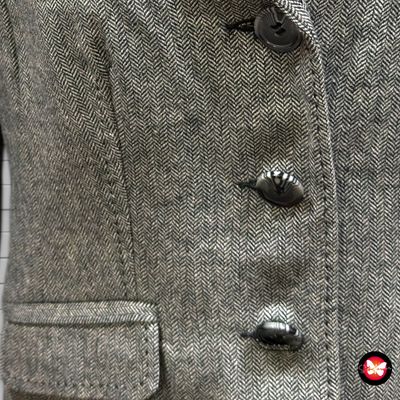 **HOY** Blazer estampado espiga Talla 38