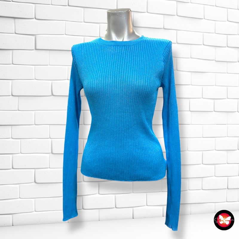 **HOY** Jersey de manga larga canalé con espalda abierta MANGO Talla M (pequeña)