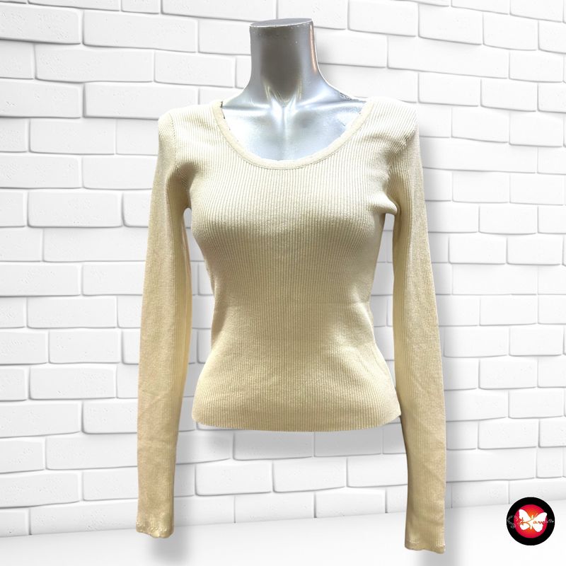 **HOY** Jersey de manga larga canalé Talla S