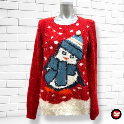 **HOY** Jersey Navideño peludito “PINGÜINO" Talla M