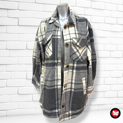 **HOY** Sobre camisa de paño tipo leñador TALLY WEIJL Talla M (grande)