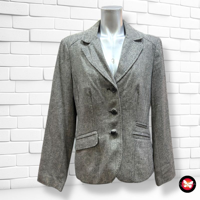 **HOY** Blazer estampado espiga Talla 38