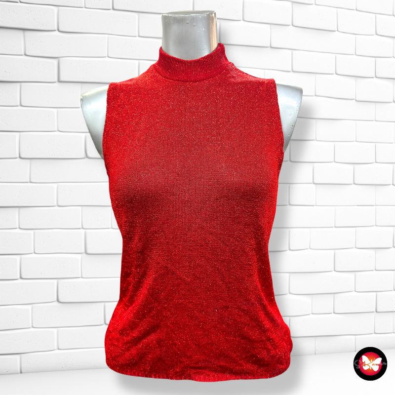 **HOY** Jersey sin mangas con lurex Talla S