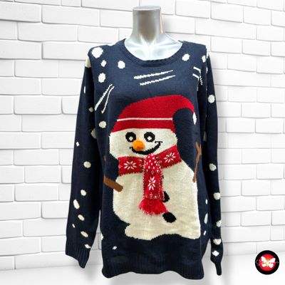 **HOY** Jersey Navideño “MUÑECO DE NIEVE” Talla Hombre M