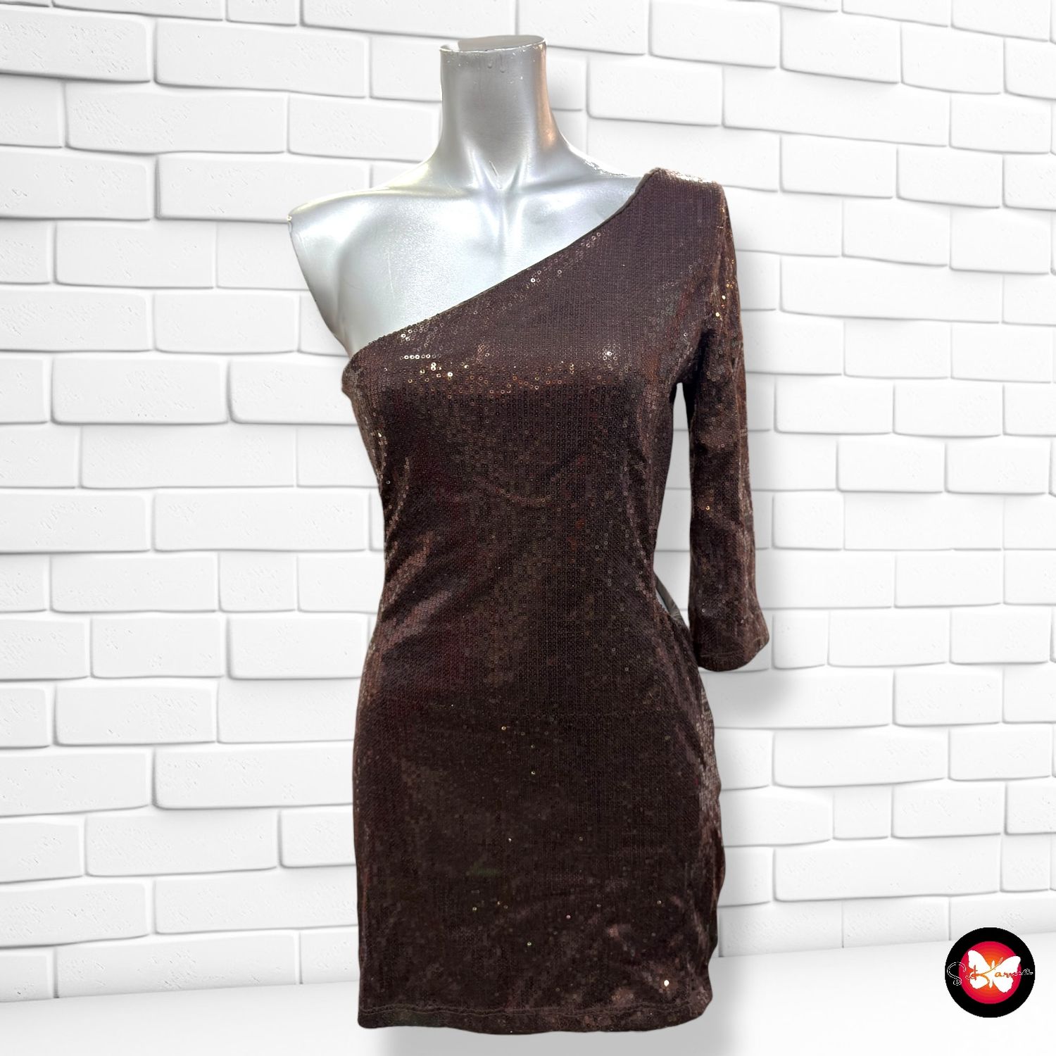 **HOY** Vestido de noche de lentejuelas BOLY Talla S/M