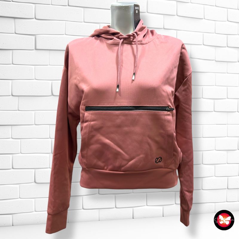 **HOY** Sudadera cropped con capucha SILVER Talla S