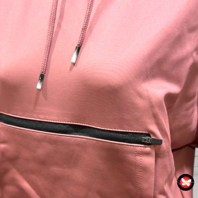 **HOY** Sudadera cropped con capucha SILVER Talla S