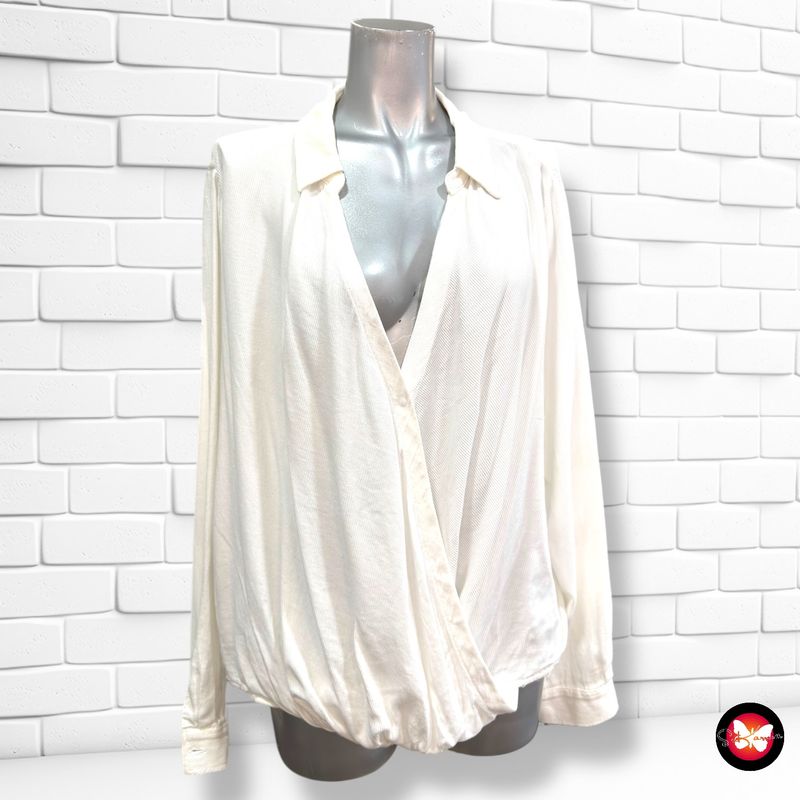 **HOY** Blusa con frente cruzado H&amp;M Talla 42