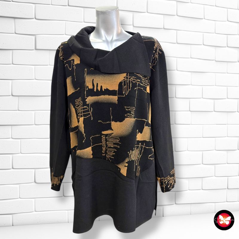 **HOY** Blusa de noche con cuello vuelto Talla L (grande)