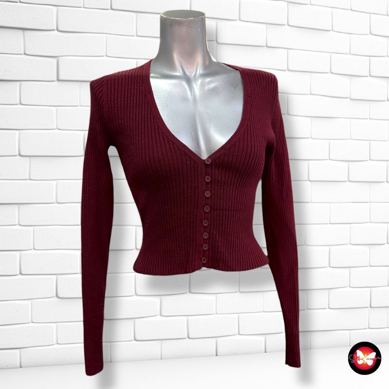 **HOY** Chaqueta de punto canalé STRADIVARIUS Talla S