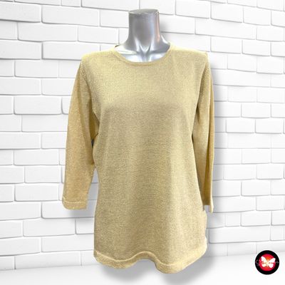 **HOY** Jersey de media manga con lurex Talla L