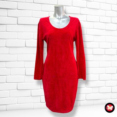 **HOY** Vestido de noche de terciopelo con espalda abierta Talla M/L