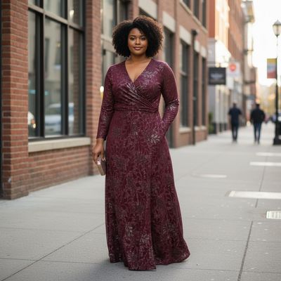 **HOY** Vestido largo de noche Talla XL