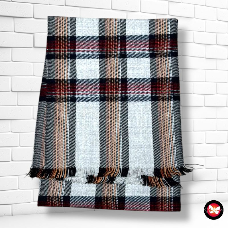 **HOY** Bufanda de cuadros unisex