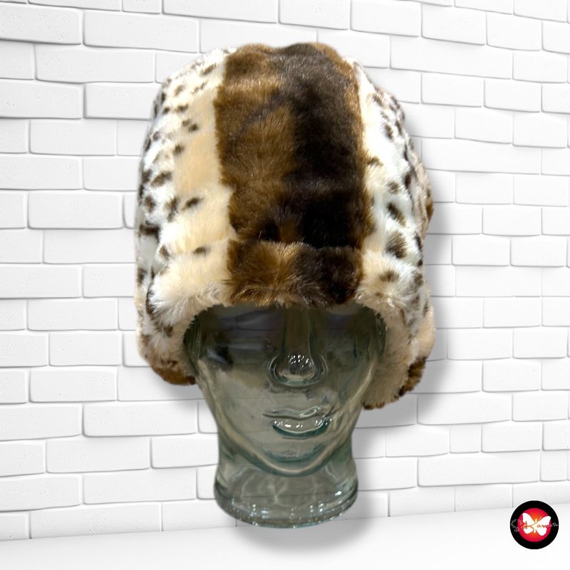 **HOY** Gorro / cuello peludito animal print