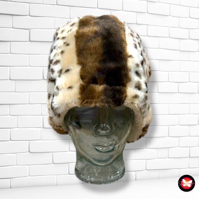 **HOY** Gorro / cuello peludito animal print