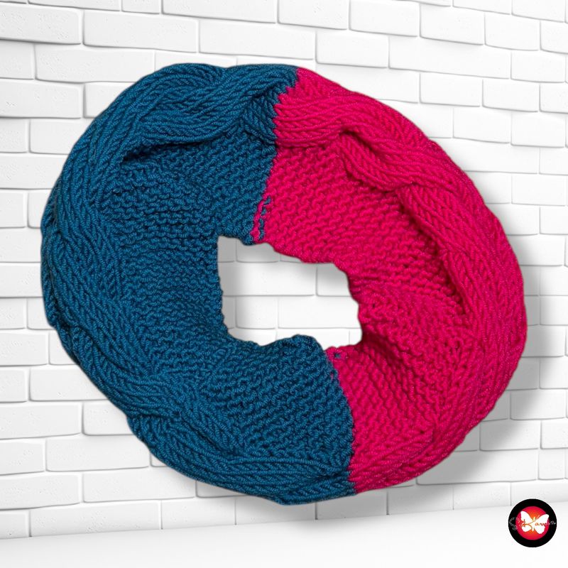 **HOY** Cuello de lana bicolor