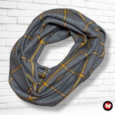 **HOY** Bufanda sinfín de cuadros unisex KIPPURA BCN