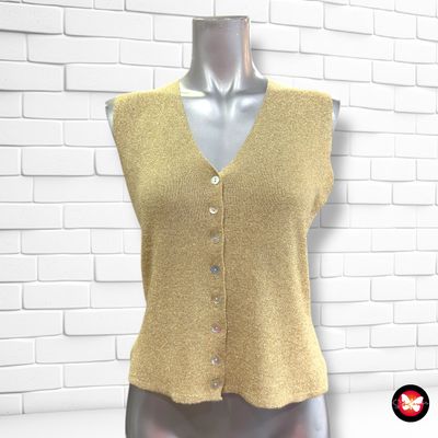 Chaleco de punto con lurex HENNES Talla S