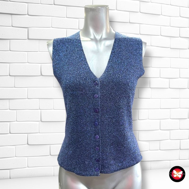 **HOY** Chaleco de punto con lurex HENNES Talla S