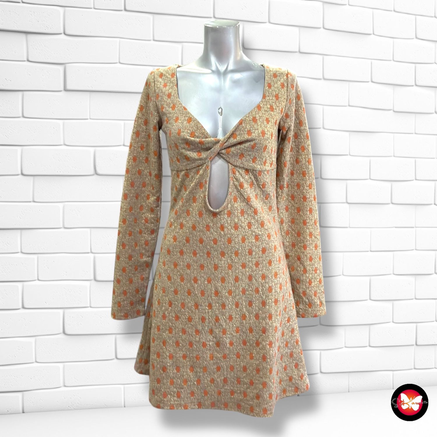 Vestido de noche con lurex Talla S/M