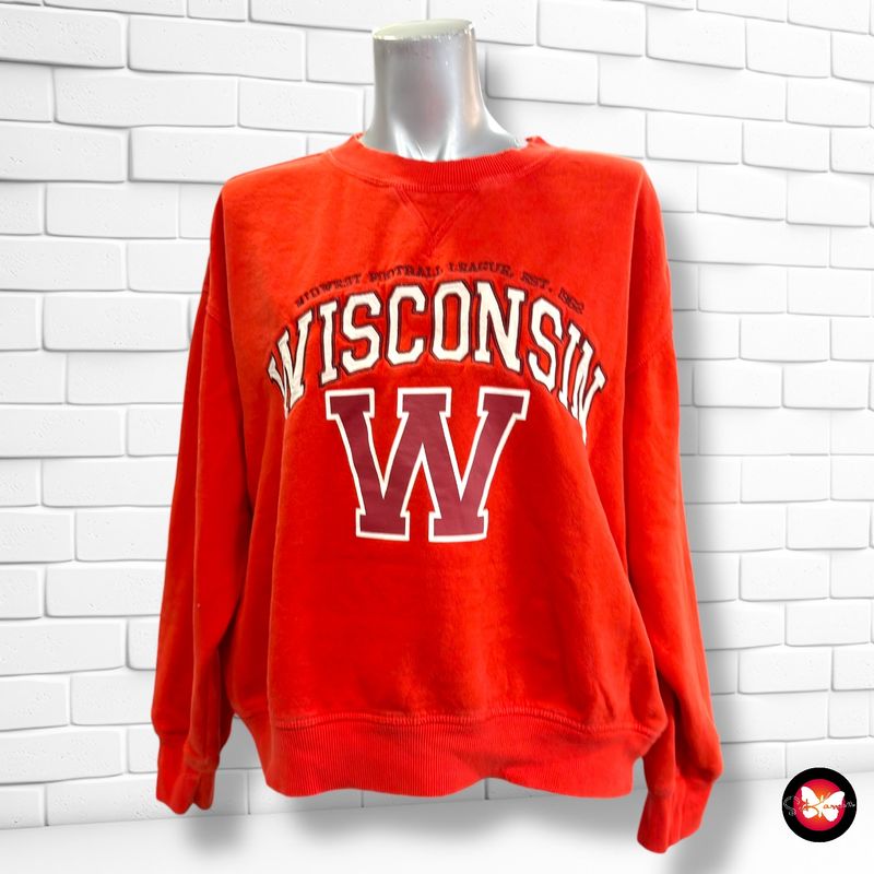 **HOY** Sudadera básica "WISCONSIN" H&amp;M Talla M