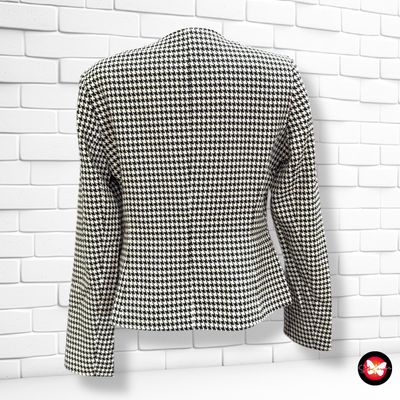 Chaqueta estampado pata de gallo MONTEGO Talla 38