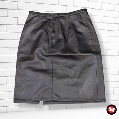 Falda de piel Talla 40 (pequeña)