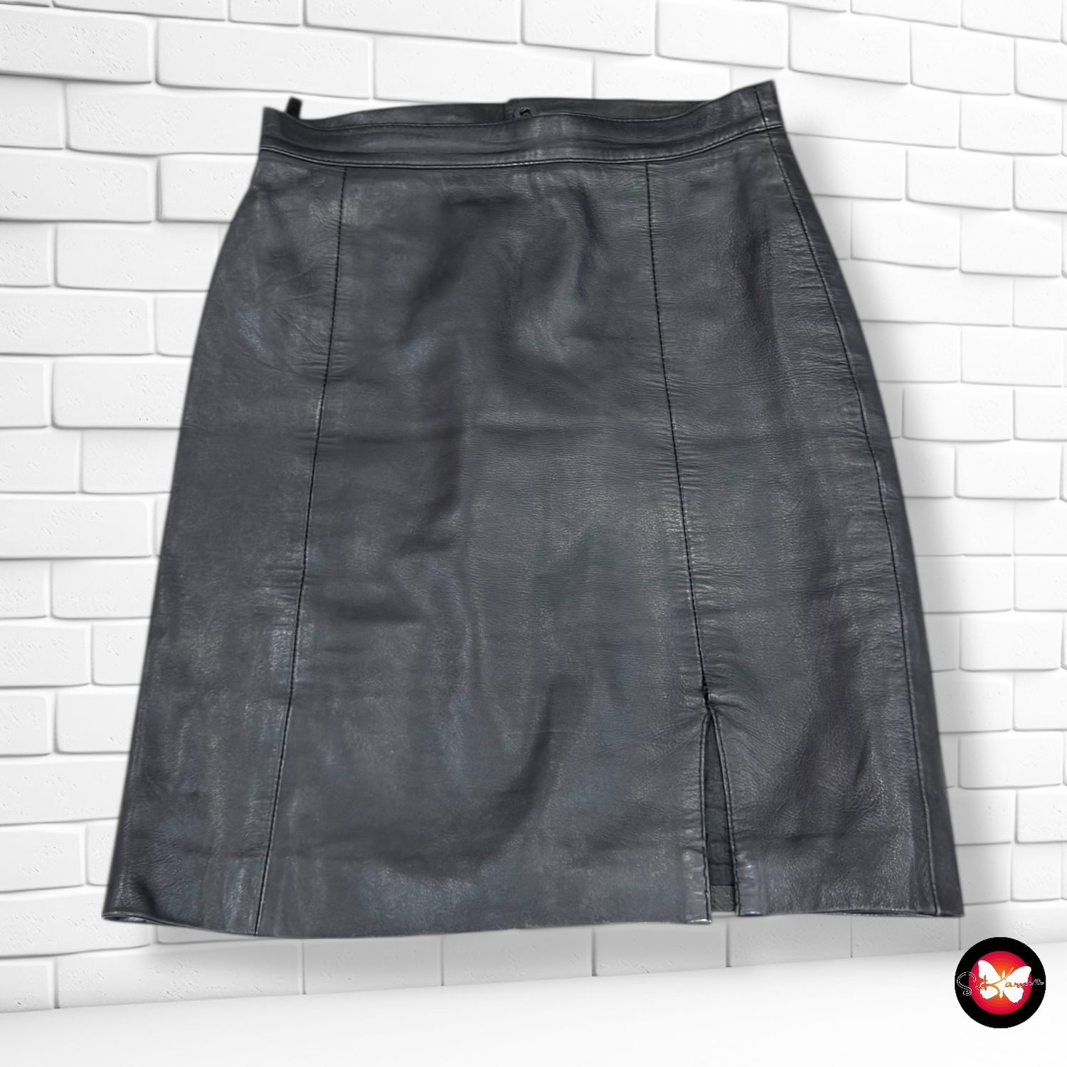 **HOY** Falda de piel Talla S