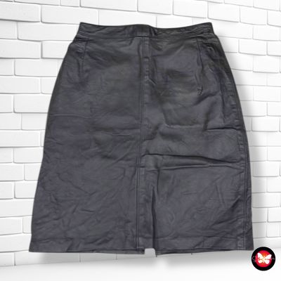 Falda de piel Talla 38 (muy pequeña)