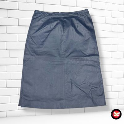 **HOY** Falda midi de piel Talla L