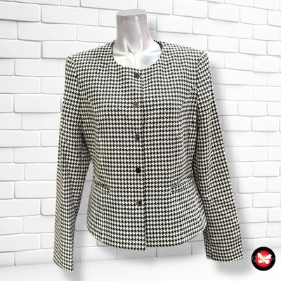 Chaqueta estampado pata de gallo MONTEGO Talla 38