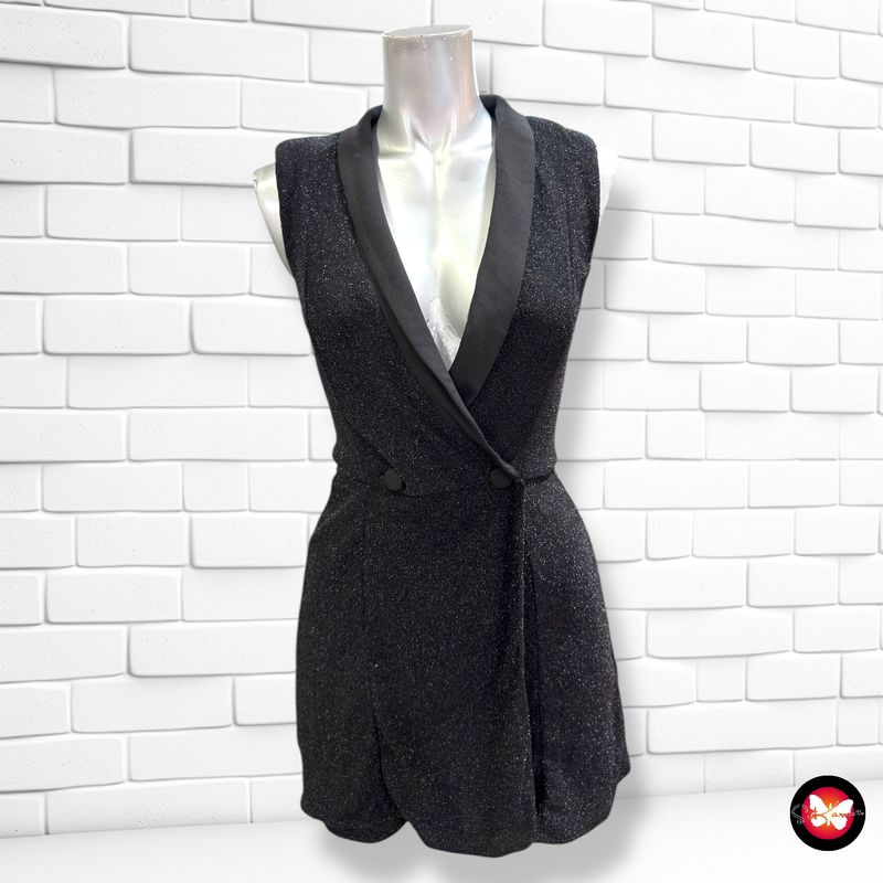 **HOY** Mono corto de noche de lurex BERSHKA Talla XS