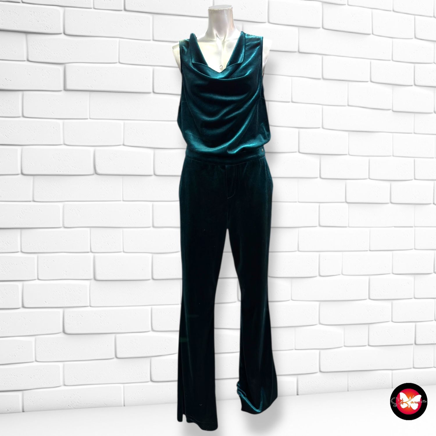 **HOY** Mono de noche largo de terciopelo STEPS Talla 36