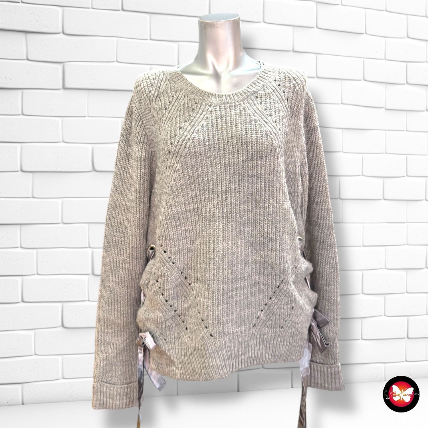 **HOY** Jersey de manga larga con lazos PRIMARK Talla M