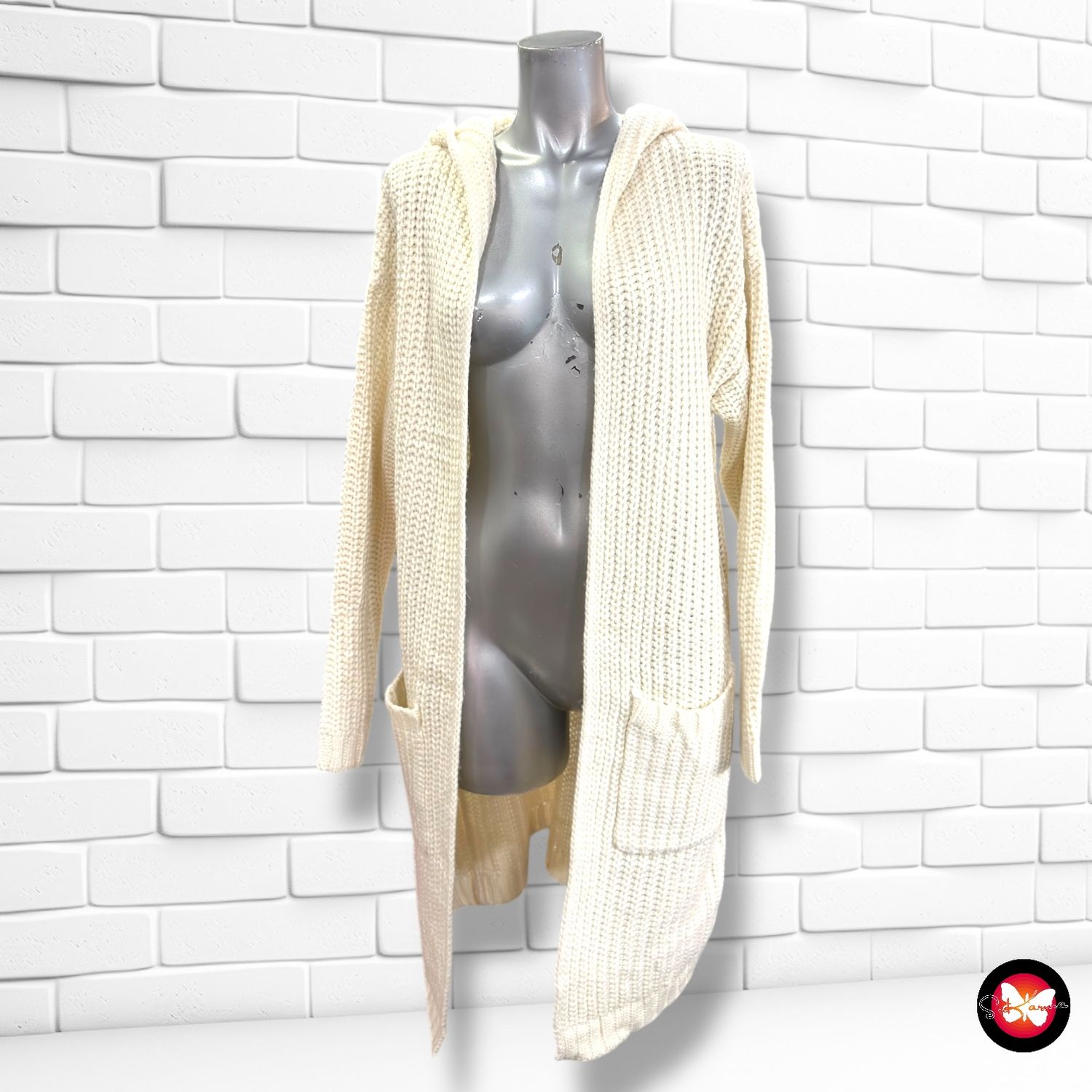 **HOY** Chaqueta de punto con capucha EVER.ME Talla S